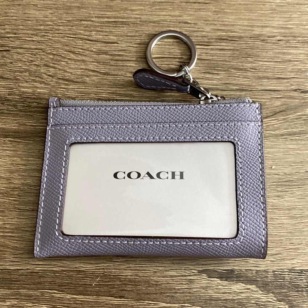 Coach Skinny ID Case Mist Grey NWTs - Picture 2 of 6